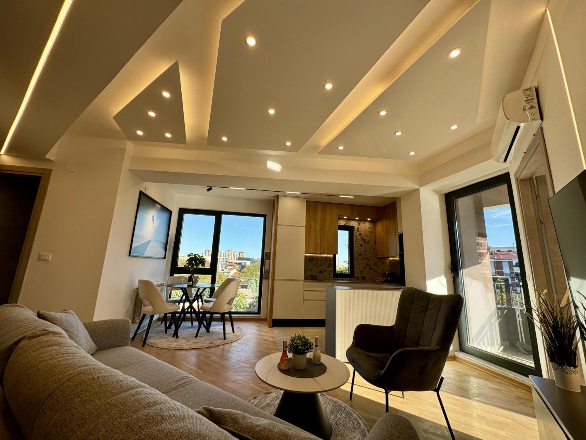 Maria Luxury Apartment Skopje Esterno foto